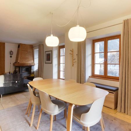Appartement Les Alpins - Centre De Chamonix - Renove Avec Jardin Et Vue Imprenable Sur Le Montblanc Extérieur photo