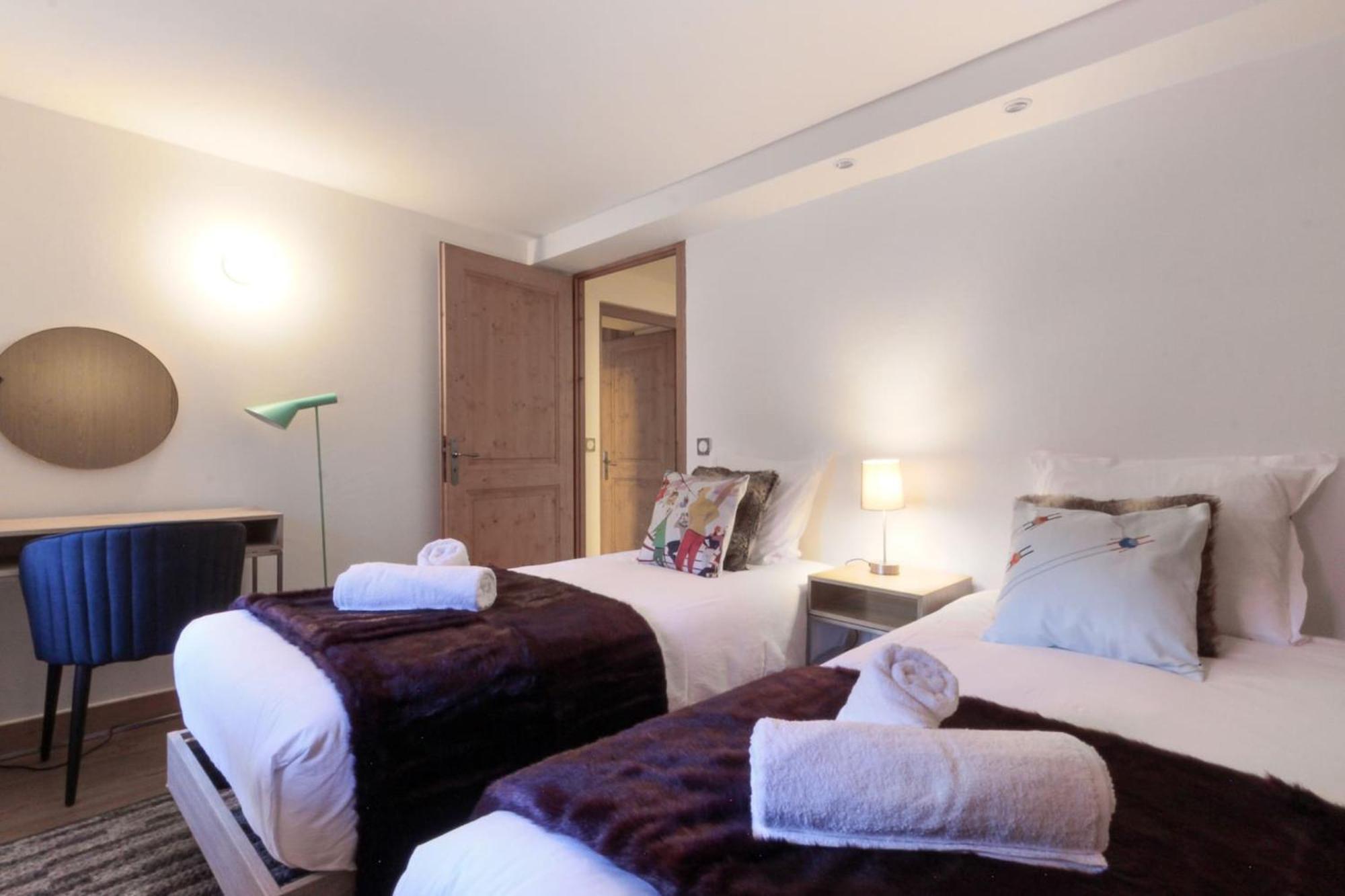 Appartement Les Alpins - Centre De Chamonix - Renove Avec Jardin Et Vue Imprenable Sur Le Montblanc Extérieur photo