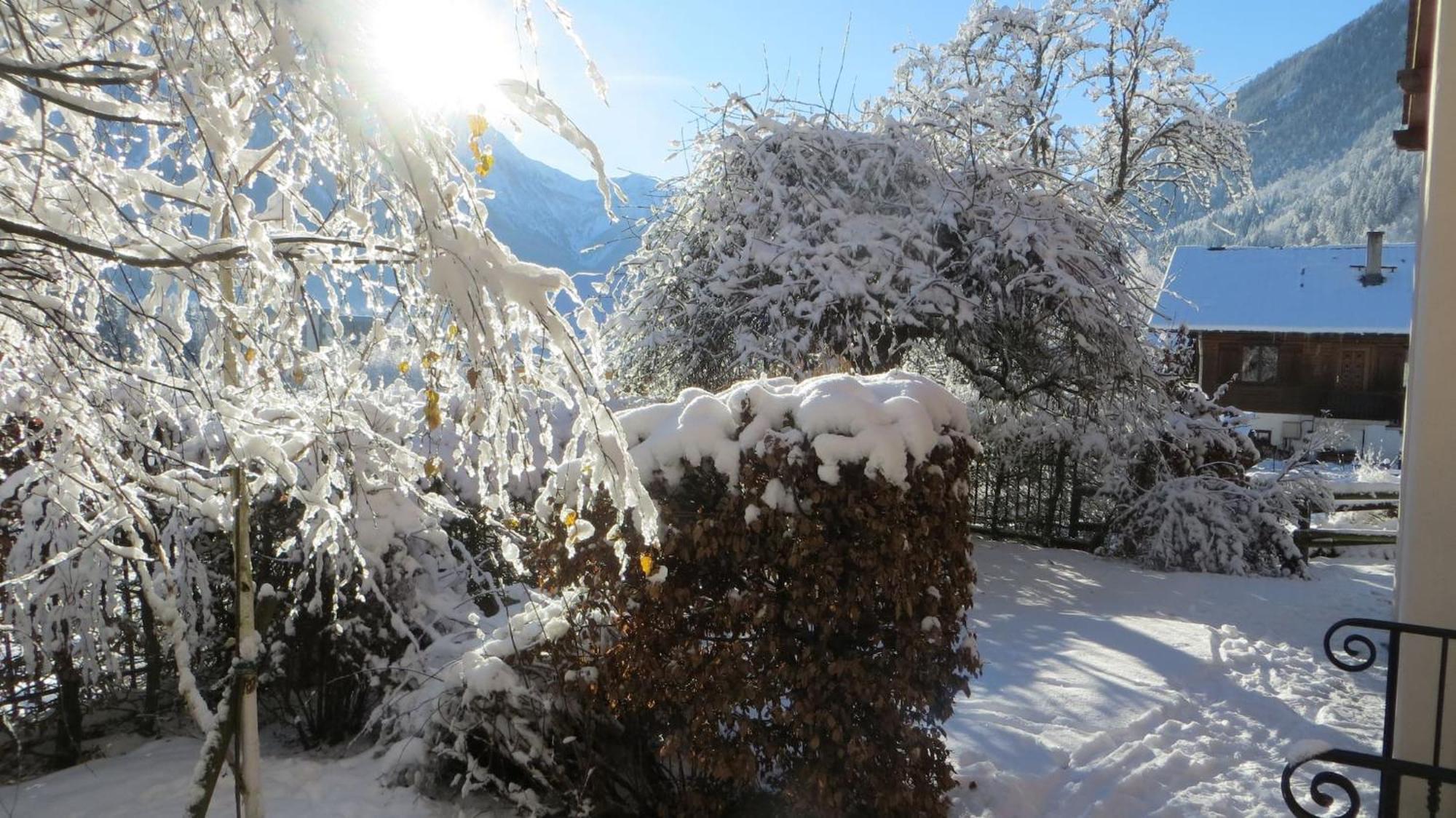 Appartement Les Alpins - Centre De Chamonix - Renove Avec Jardin Et Vue Imprenable Sur Le Montblanc Extérieur photo