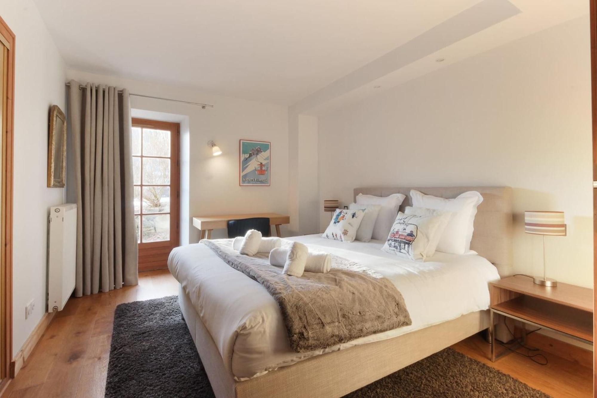 Appartement Les Alpins - Centre De Chamonix - Renove Avec Jardin Et Vue Imprenable Sur Le Montblanc Extérieur photo